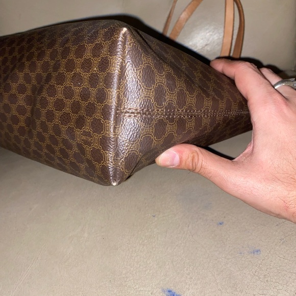 Authentic Celine arc de triumph macademia shoulder tote bag - Picture 7 of 10